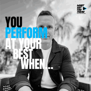 Podcast episode on high performance and presence: letting go of identity, fear, and pressure to unlock real freedom and flow.